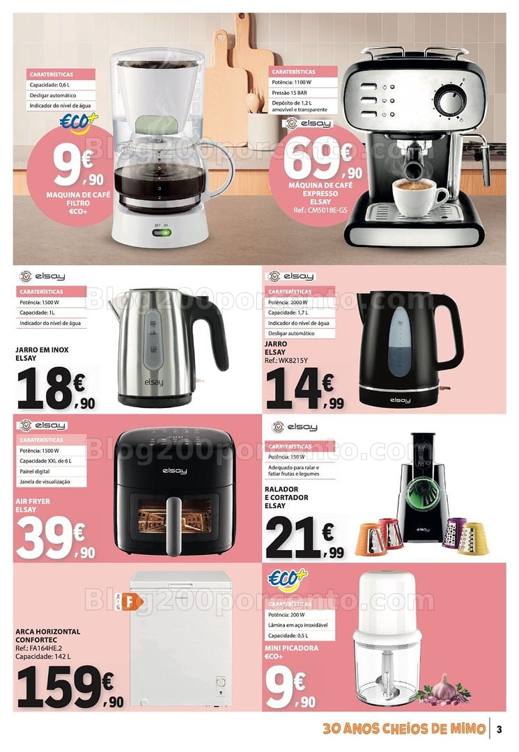 Antevisão Folheto E-LECLERC Bazar Oportunidades Promoções de 30 julho a 12 agosto